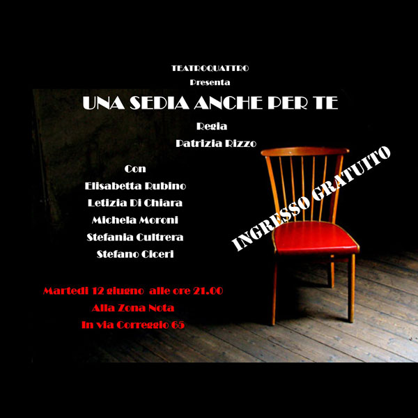 TeatroQuattro - Una sedia anche per te
